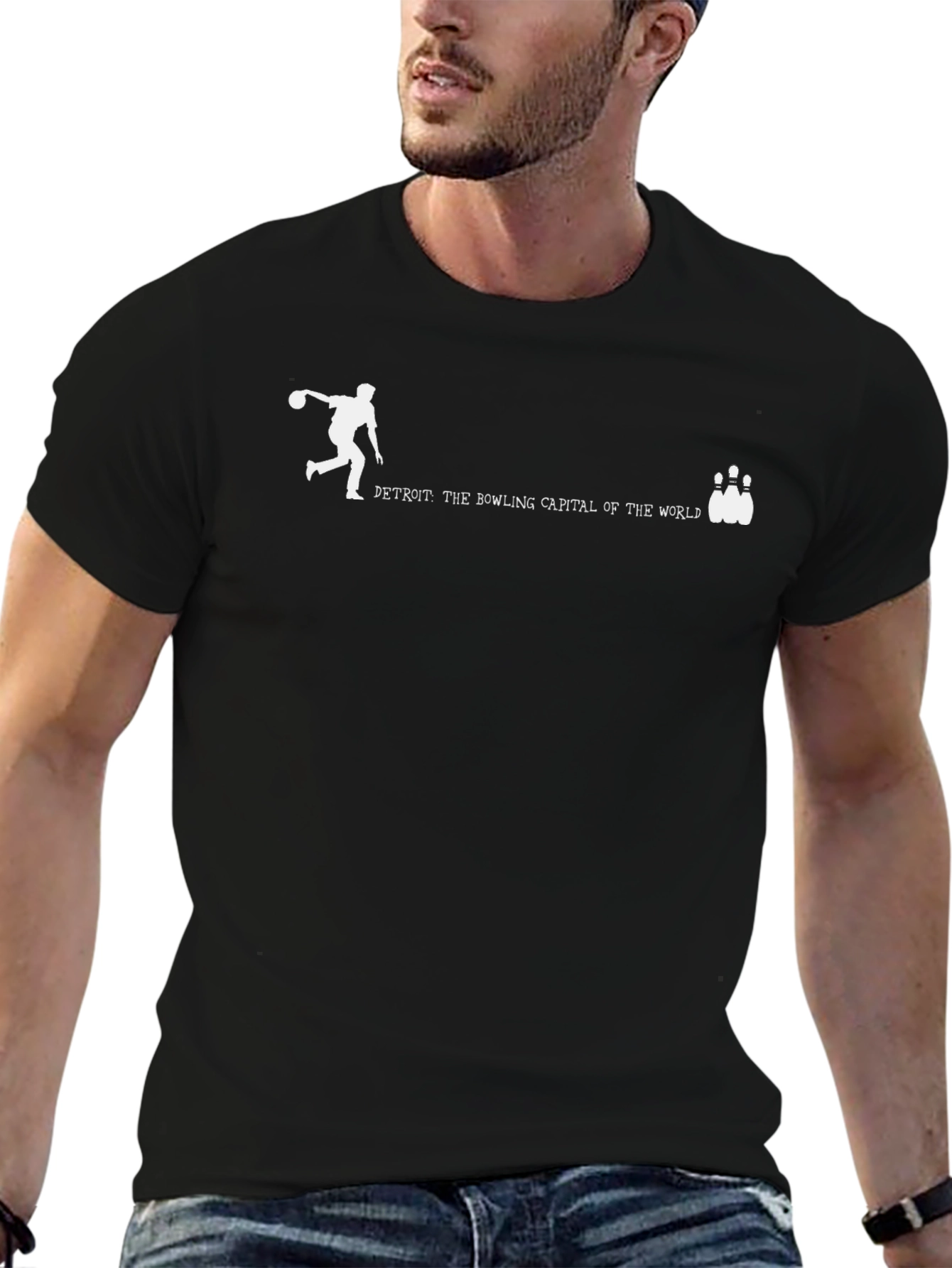 Detroit Bowling T-Shirt - Unique Graphic Tee