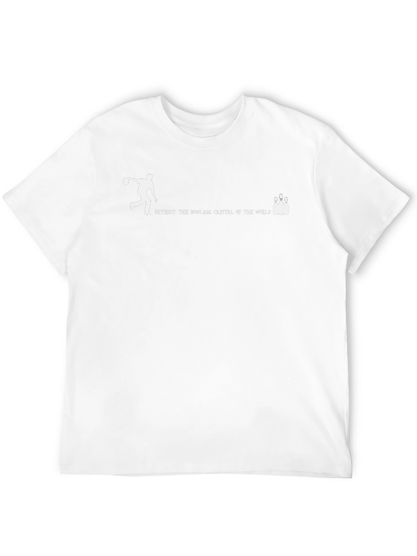 Detroit Bowling T-Shirt - Unique Graphic Tee