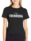 Stop Cocooning Graphic Tee - Black T-Shirt