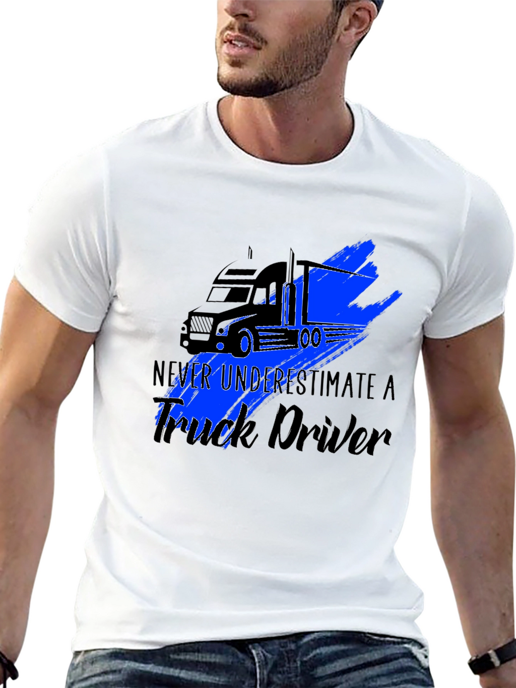 Truck Driver Graphic Tee - Never Underestimate