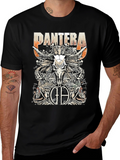 Pantera Skull Graphic Black T-Shirt