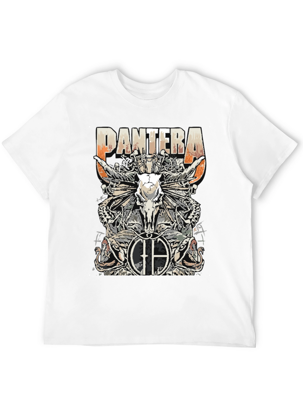Pantera Skull Graphic Black T-Shirt