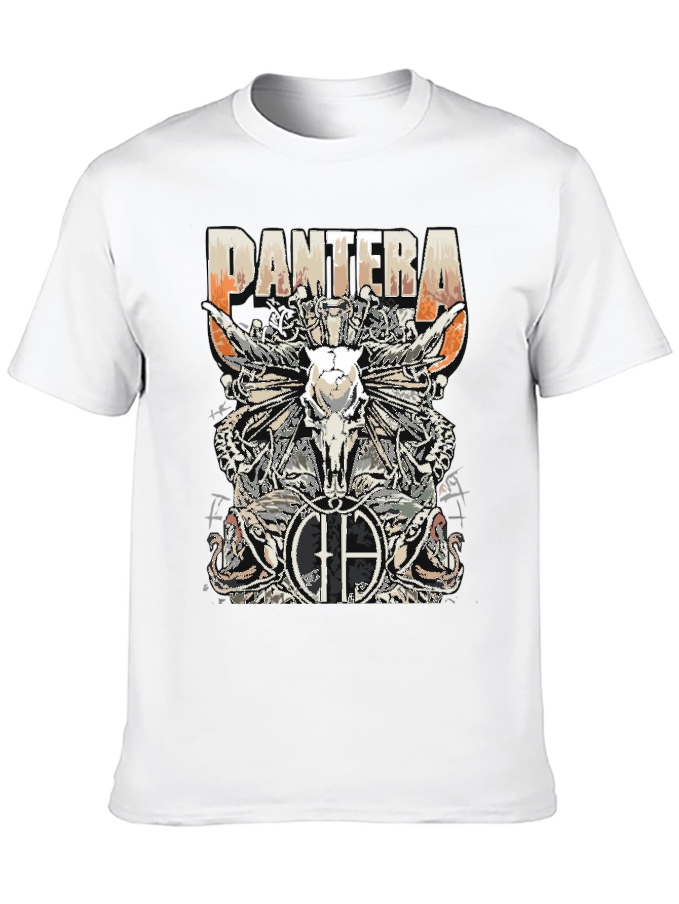 Pantera Skull Graphic Black T-Shirt