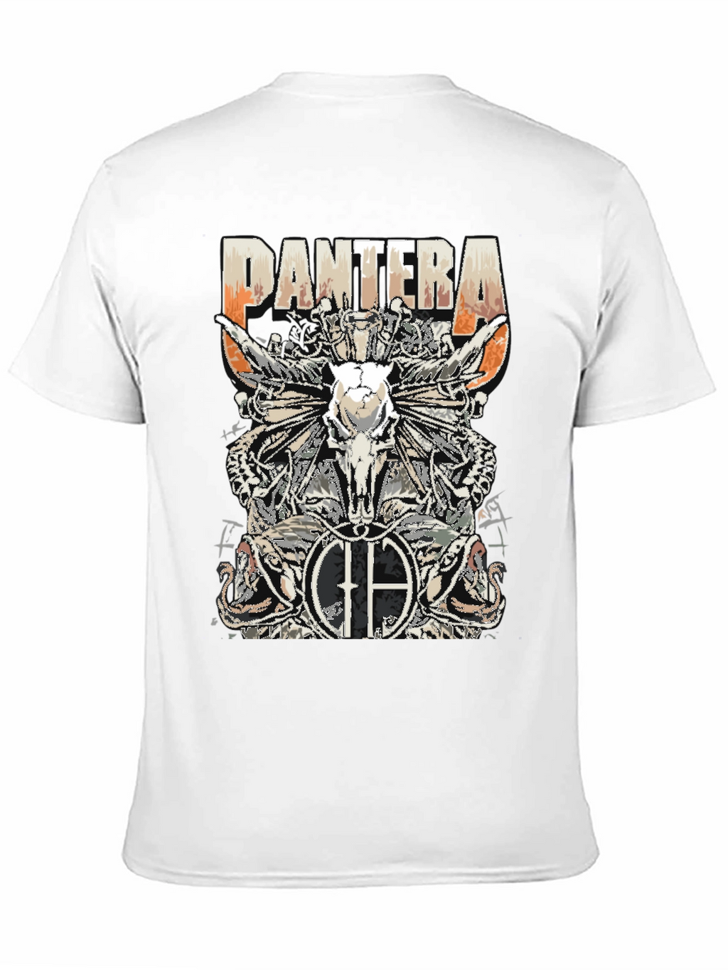 Pantera Skull Graphic Black T-Shirt