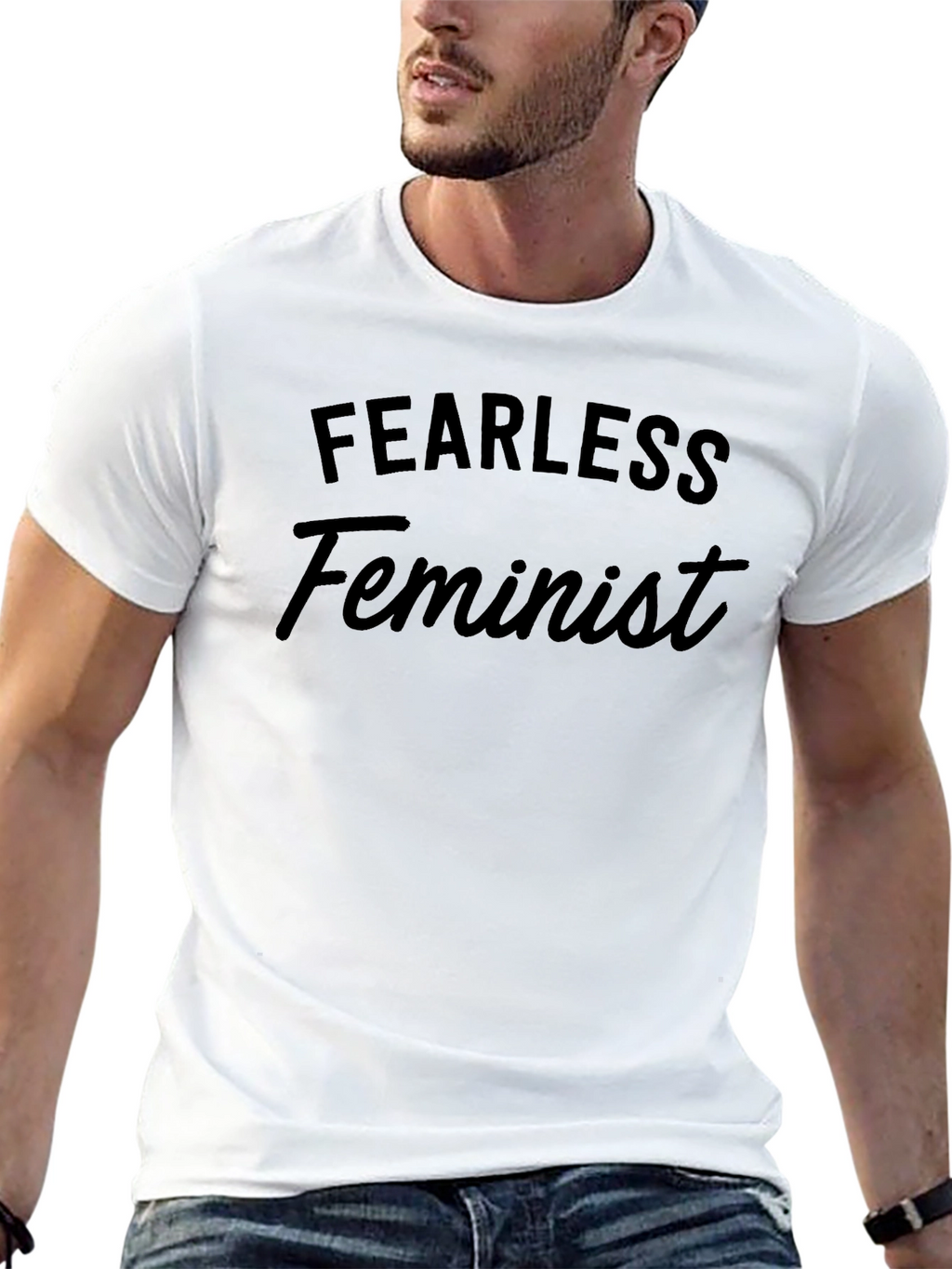 Fearless Feminist Black T-Shirt