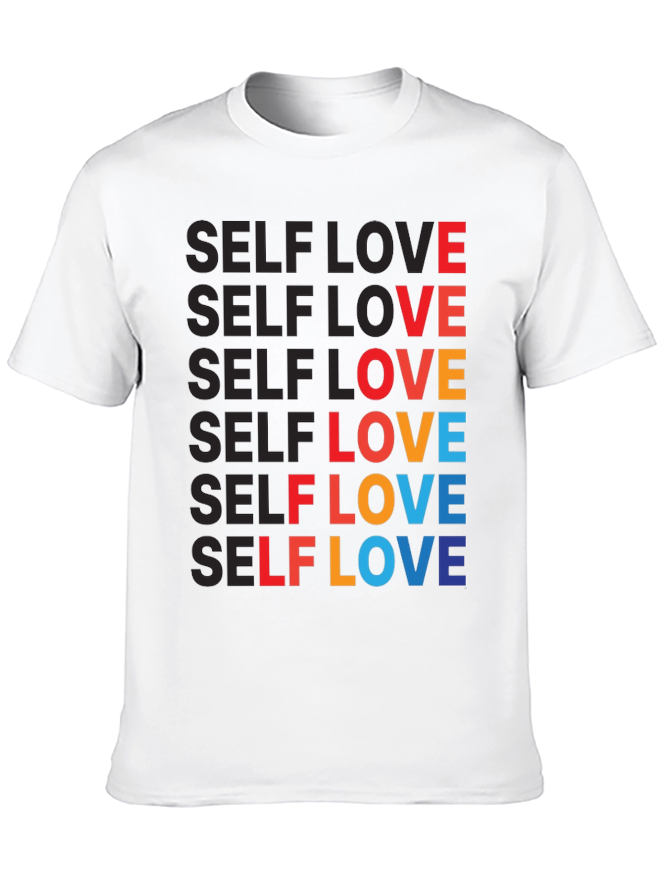 Self Love Graphic Tee - Bold & Colorful