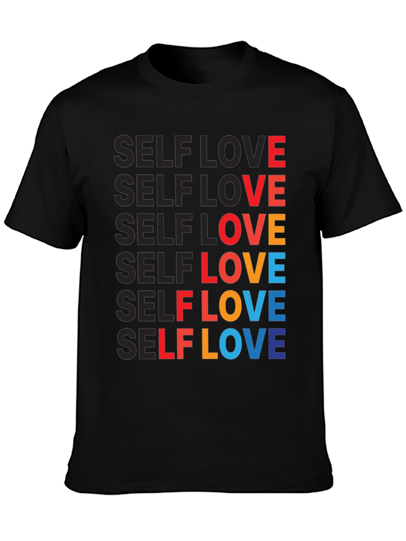Self Love Graphic Tee - Bold & Colorful