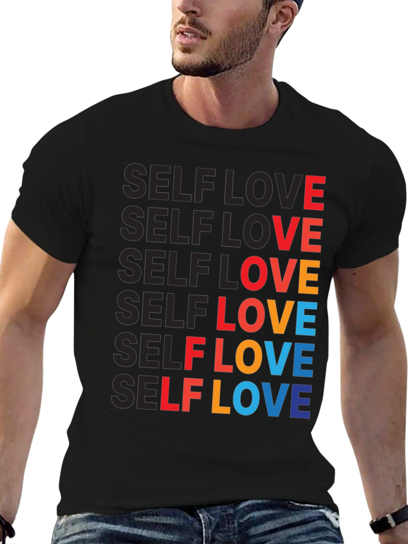 Self Love Graphic Tee - Bold & Colorful