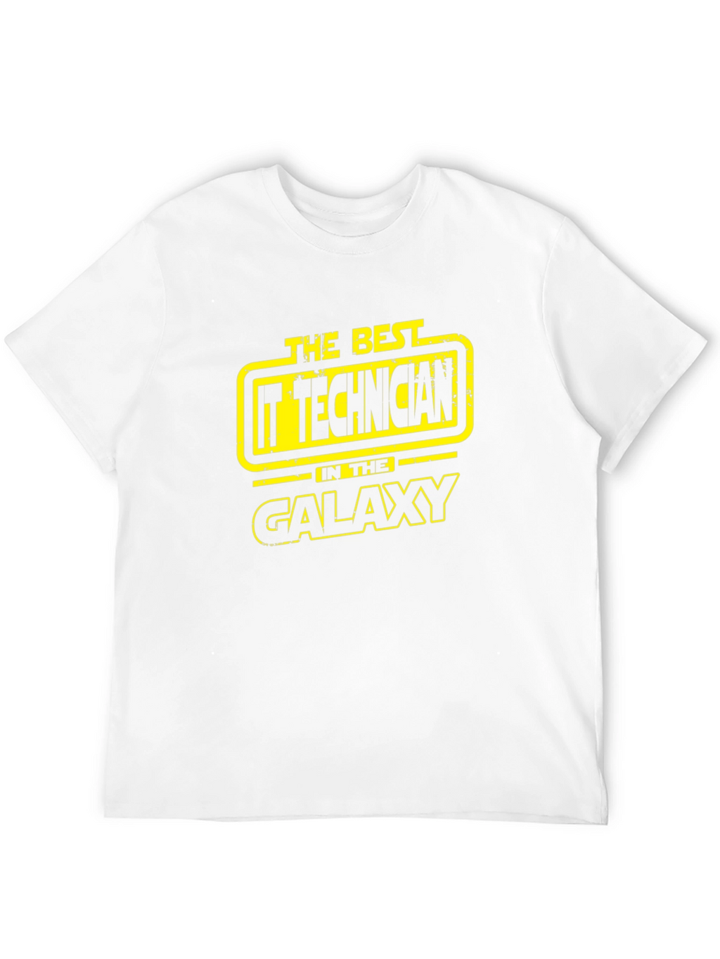 IT Technician Galaxy Black T-Shirt