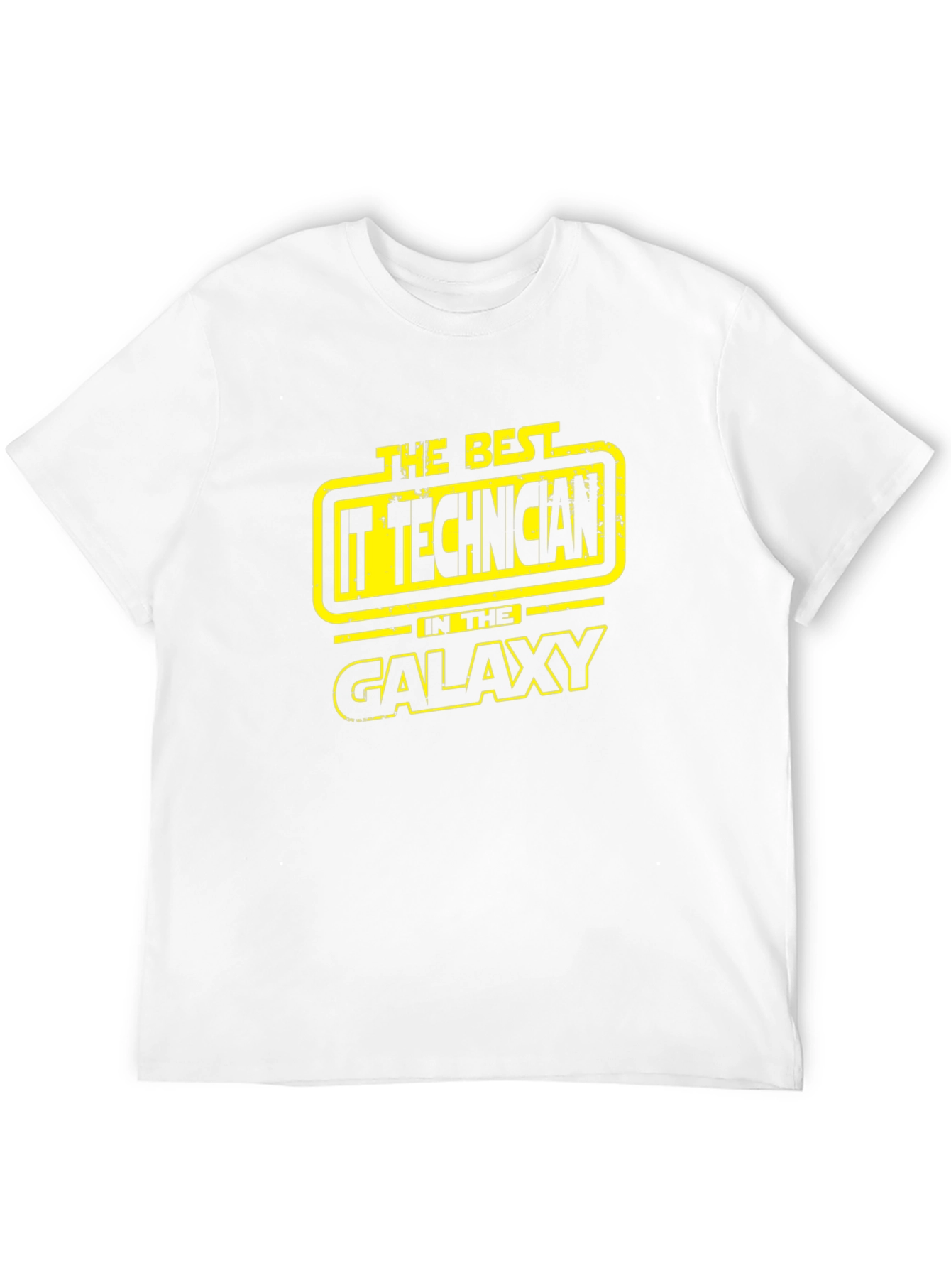 IT Technician Galaxy Black T-Shirt