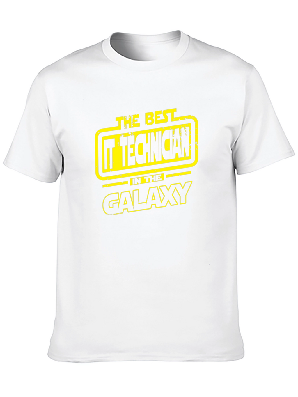 IT Technician Galaxy Black T-Shirt
