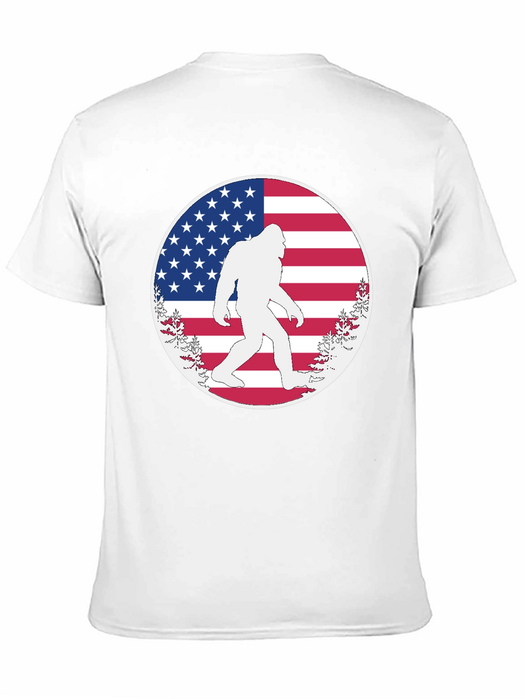 Bigfoot American Flag T-Shirt