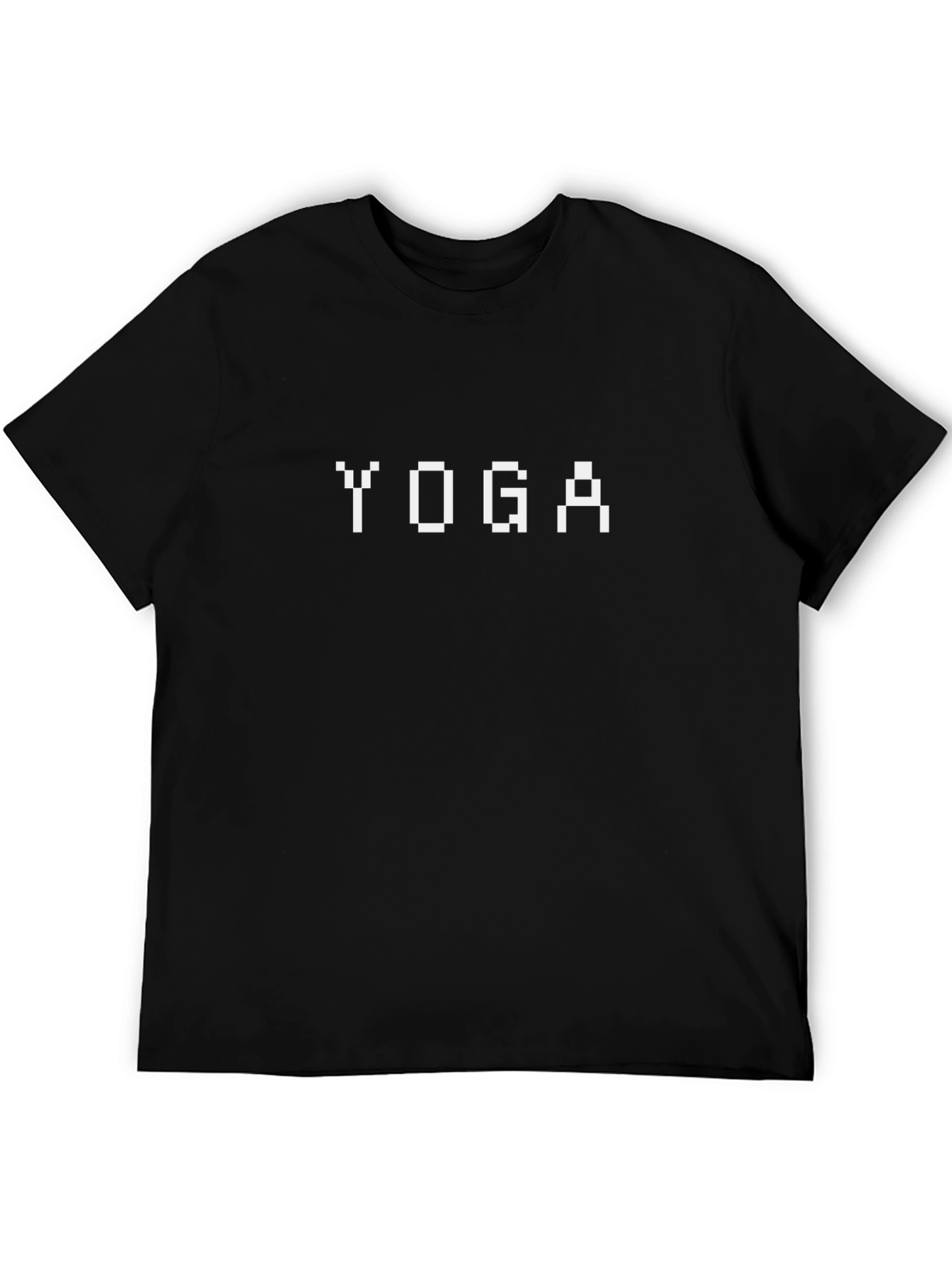 Pixel Yoga Tee - Retro Style Graphic T-Shirt