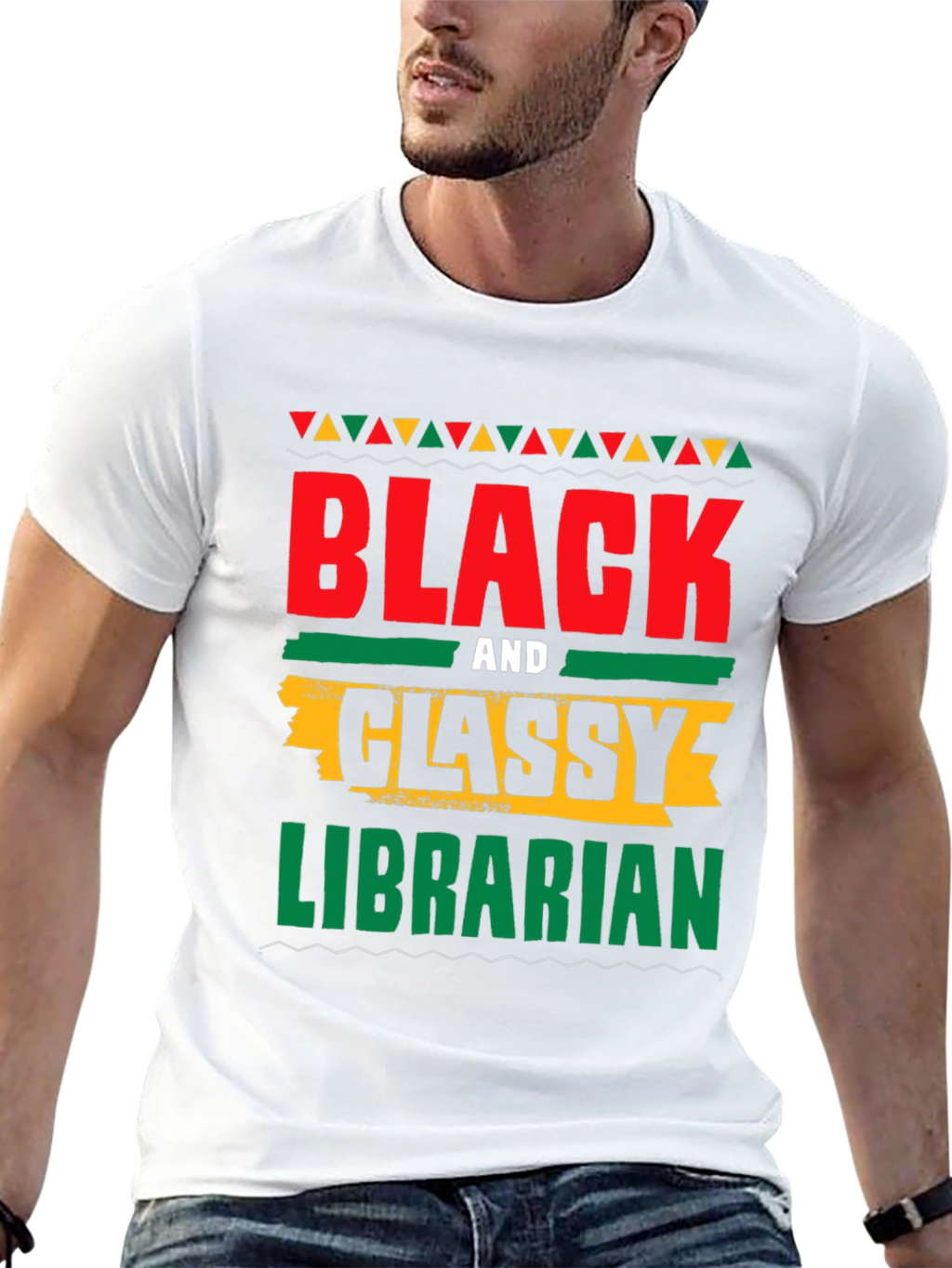 Black and Classy Librarian T-Shirt