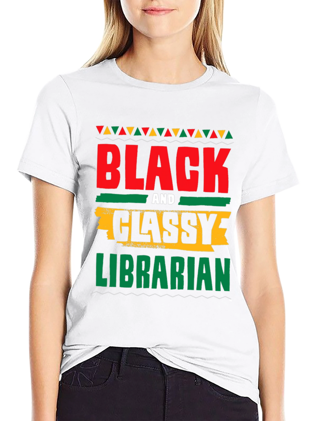 Black and Classy Librarian T-Shirt