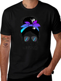 Suicide Awareness Messy Bun T-Shirt
