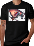 Astronaut Nebula Black T-Shirt