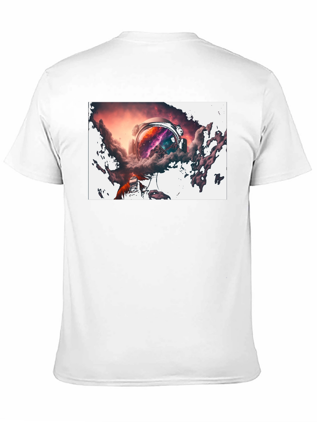 Astronaut Nebula Black T-Shirt
