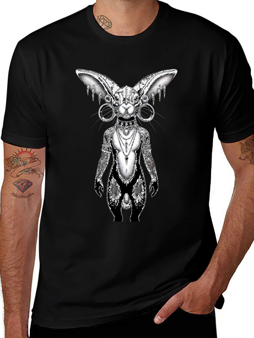 Sphynx Cat Art T-Shirt - Unique Graphic Tee