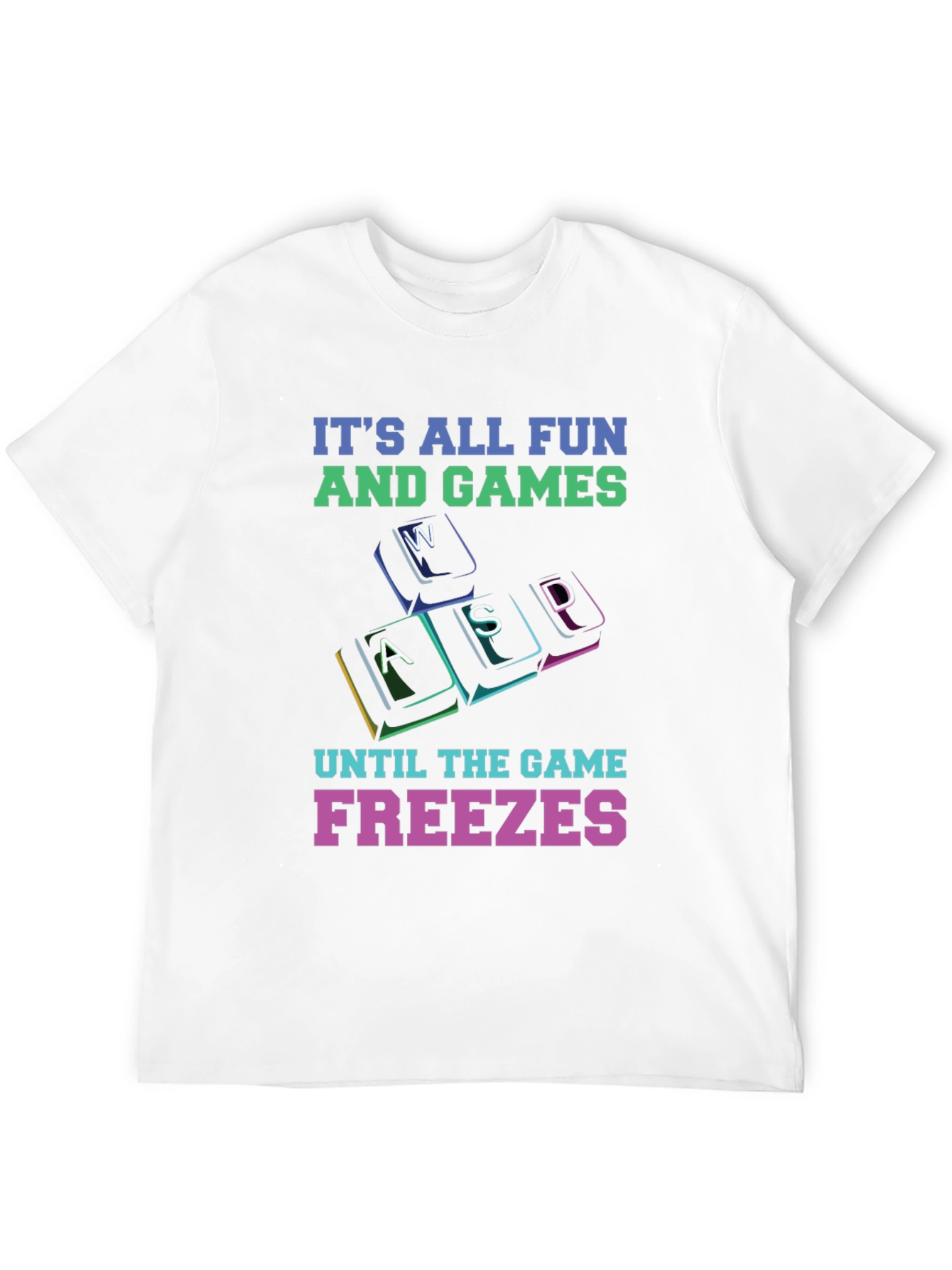 Gamer T-Shirt - Its All Fun And Games Black Tee