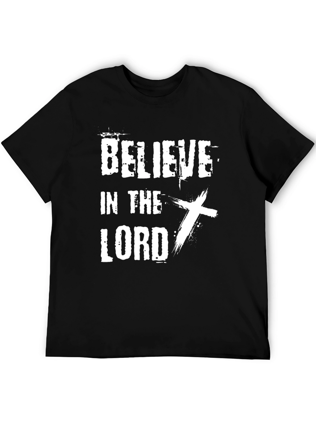 Believe in the Lord Graphic Tee - Black