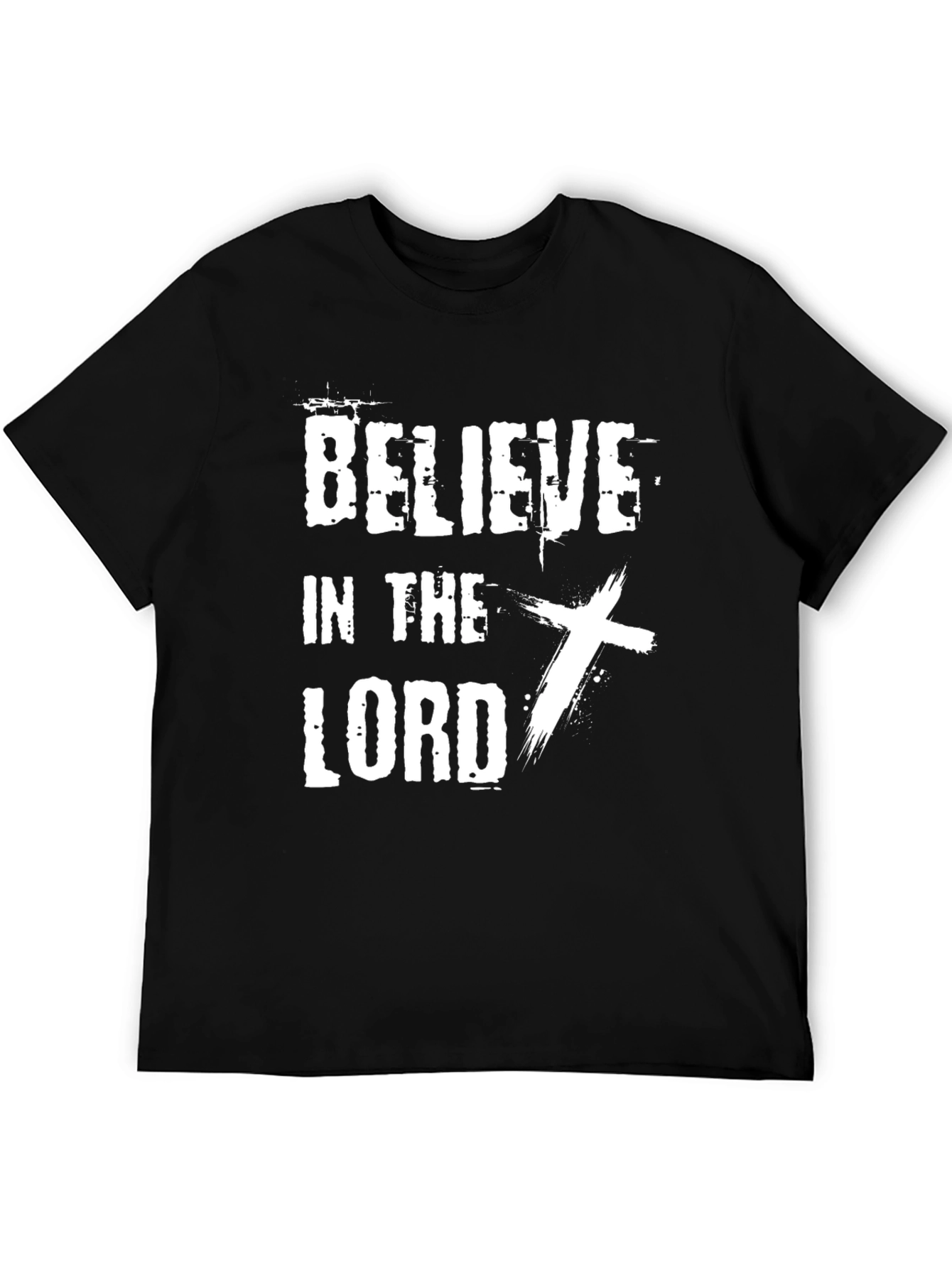 Believe in the Lord Graphic Tee - Black
