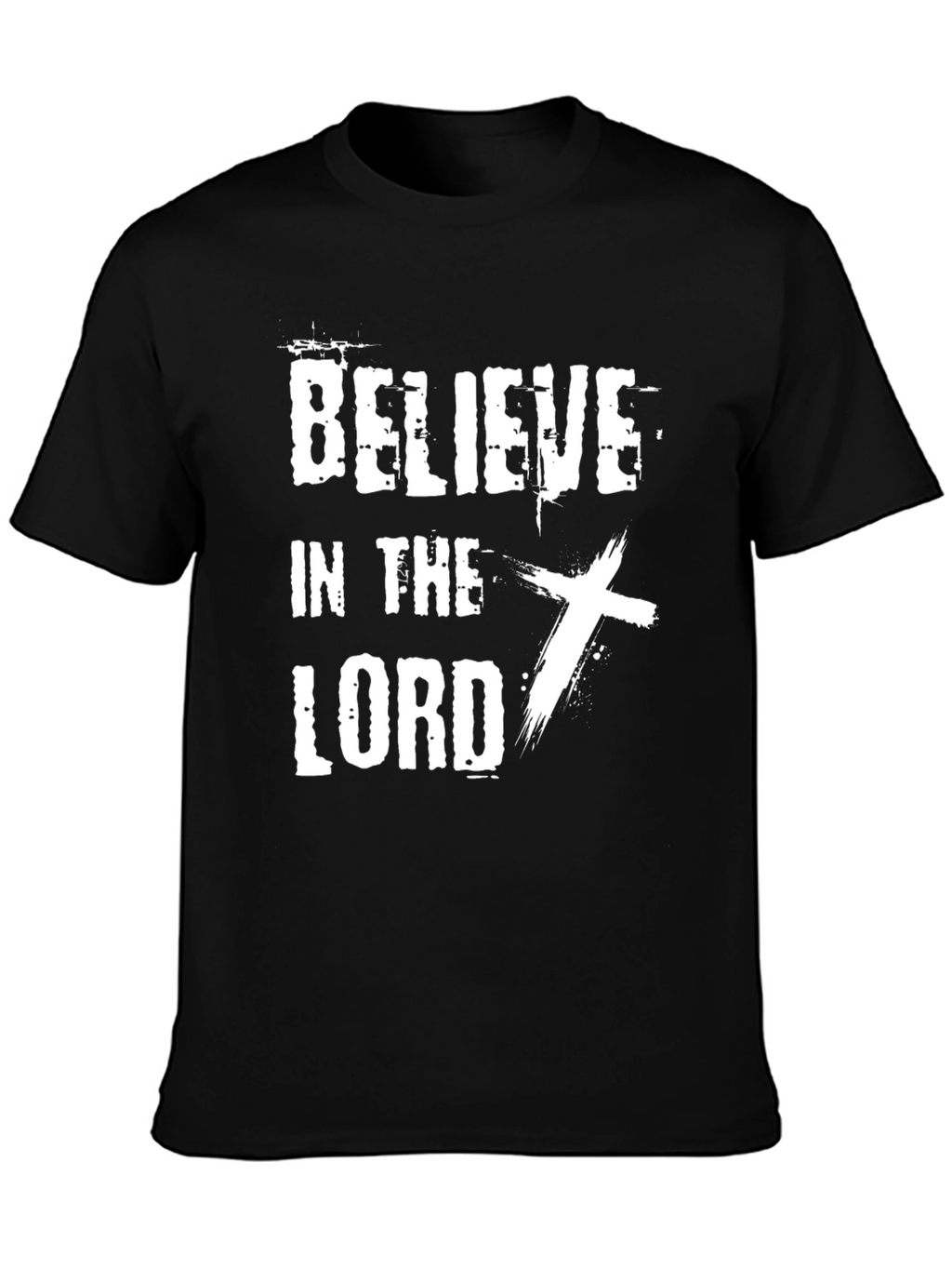 Believe in the Lord Graphic Tee - Black