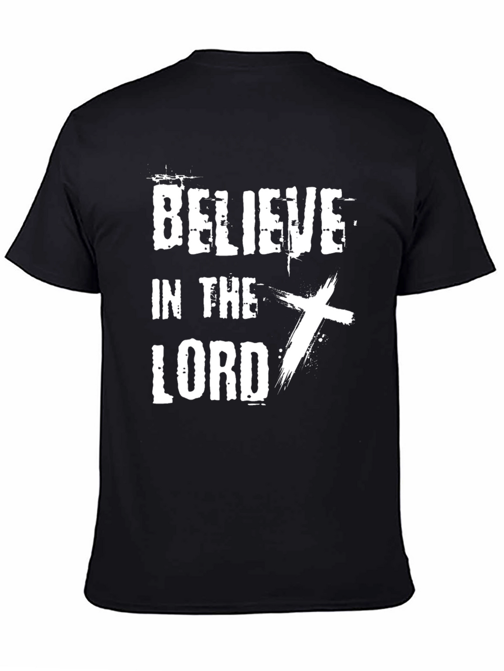 Believe in the Lord Graphic Tee - Black