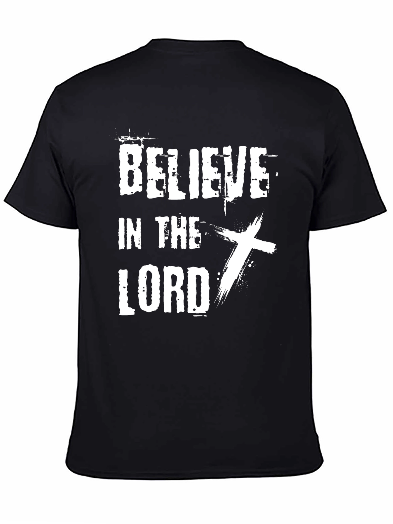Believe in the Lord Graphic Tee - Black