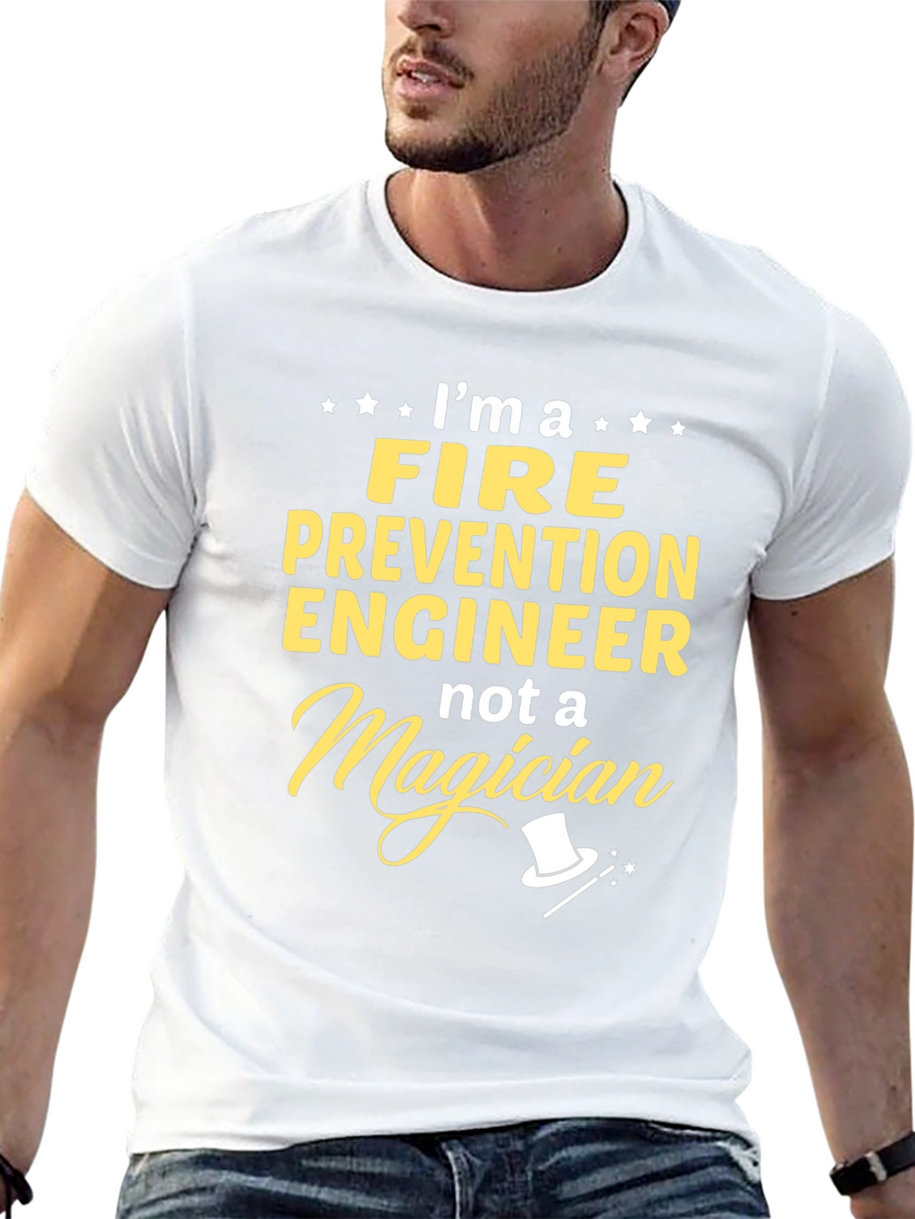 Fire Prevention Engineer T-Shirt - Not a Magician