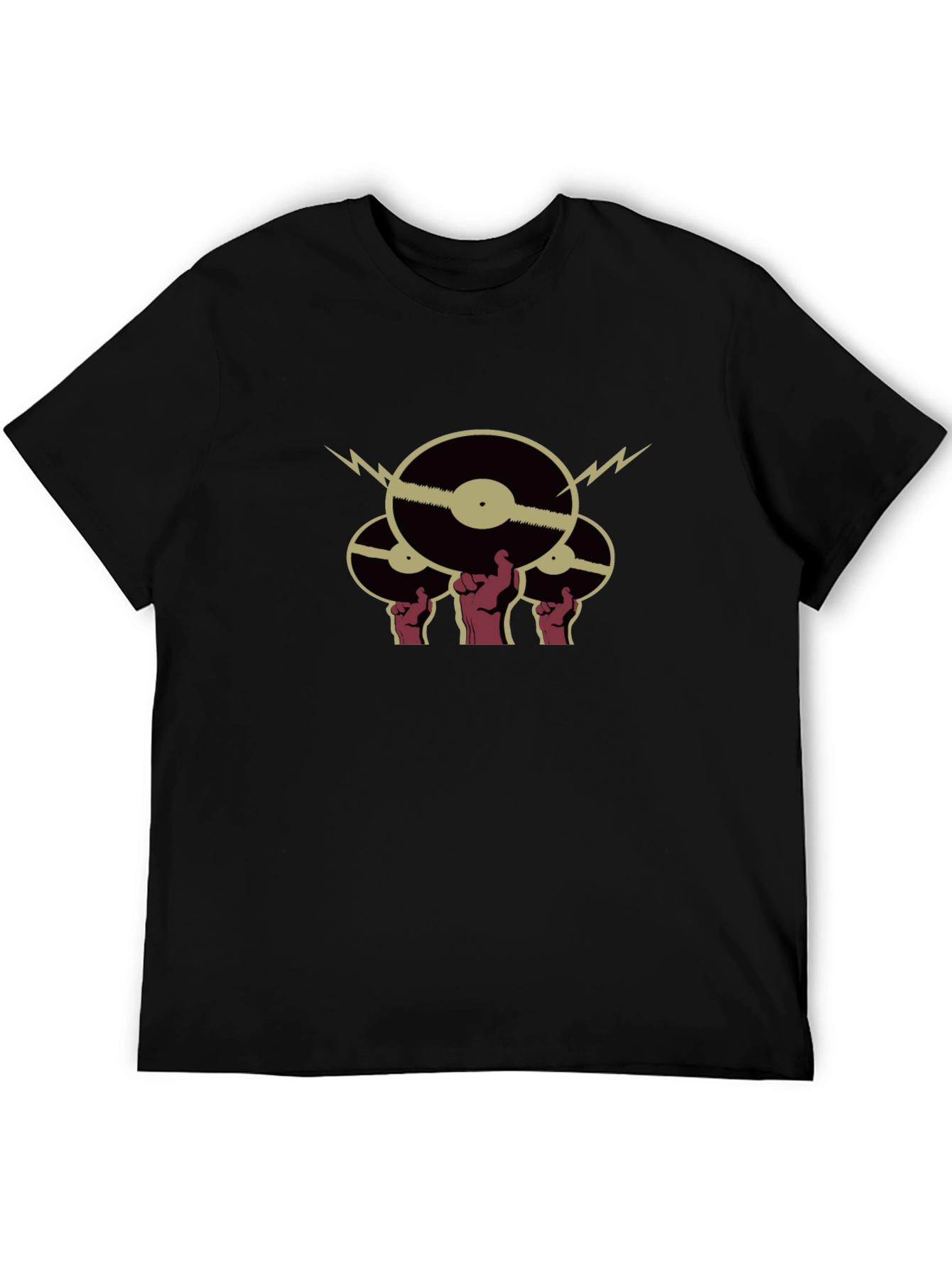 Retro Vinyl Record Graphic Tee - Music Lovers Shirt
