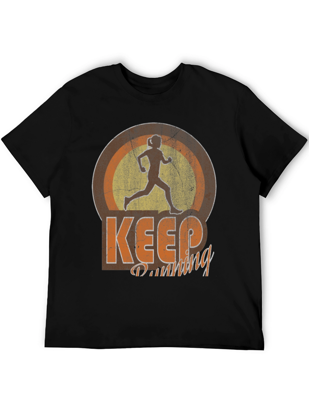 Keep Running T-Shirt Athletic Style Tee
