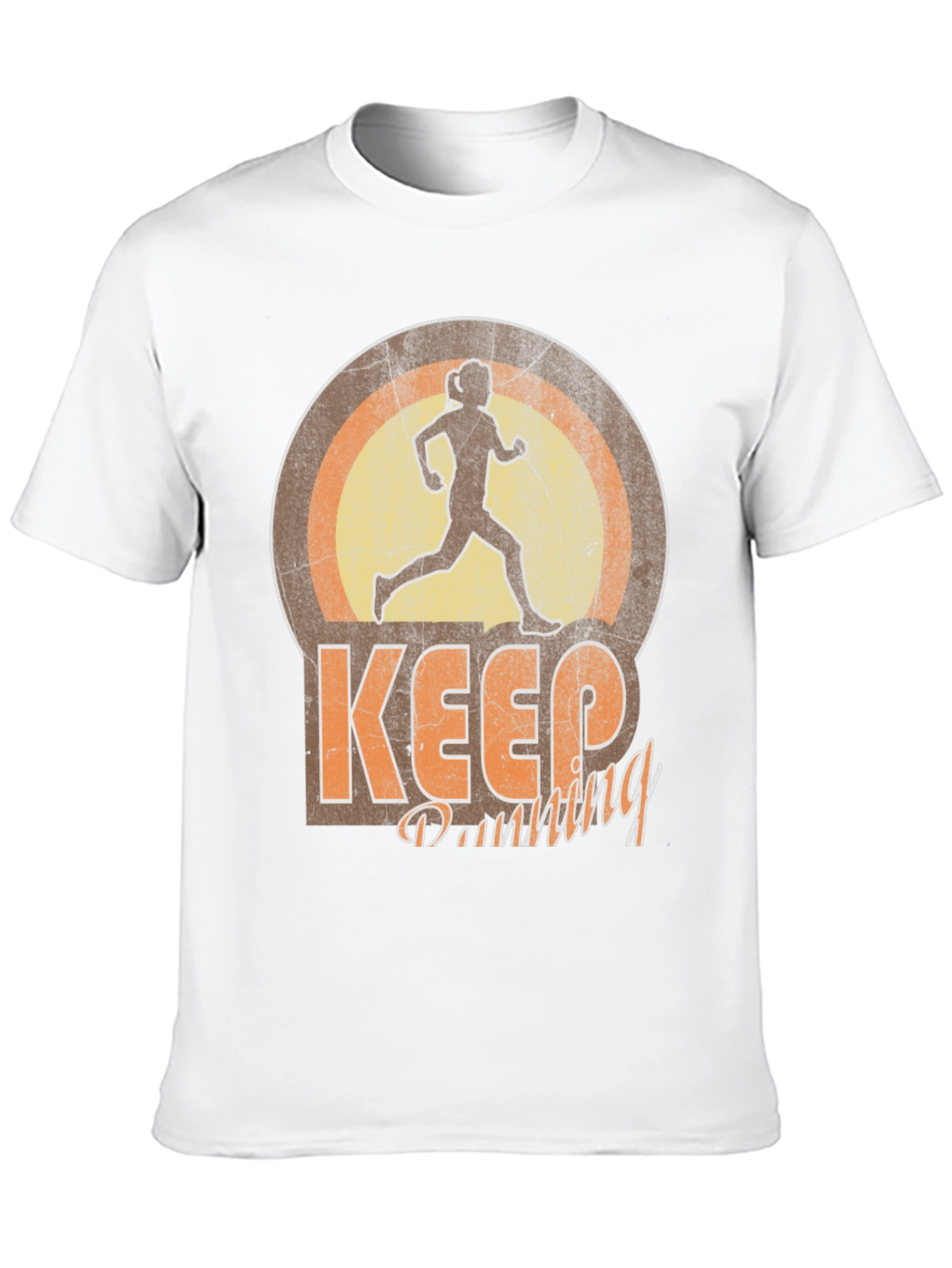 Keep Running T-Shirt Athletic Style Tee