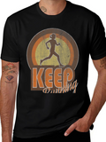 Keep Running T-Shirt Athletic Style Tee