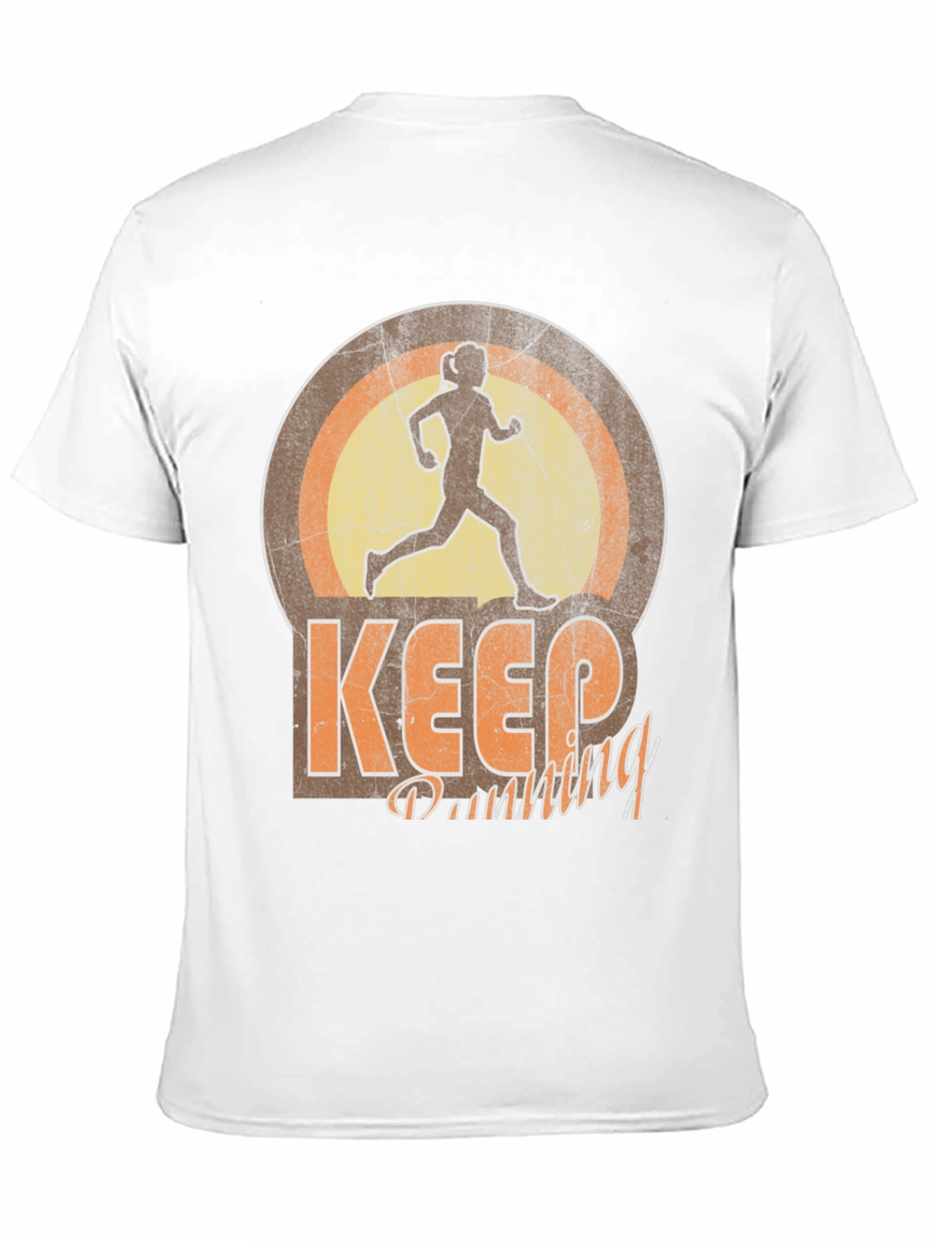 Keep Running T-Shirt Athletic Style Tee