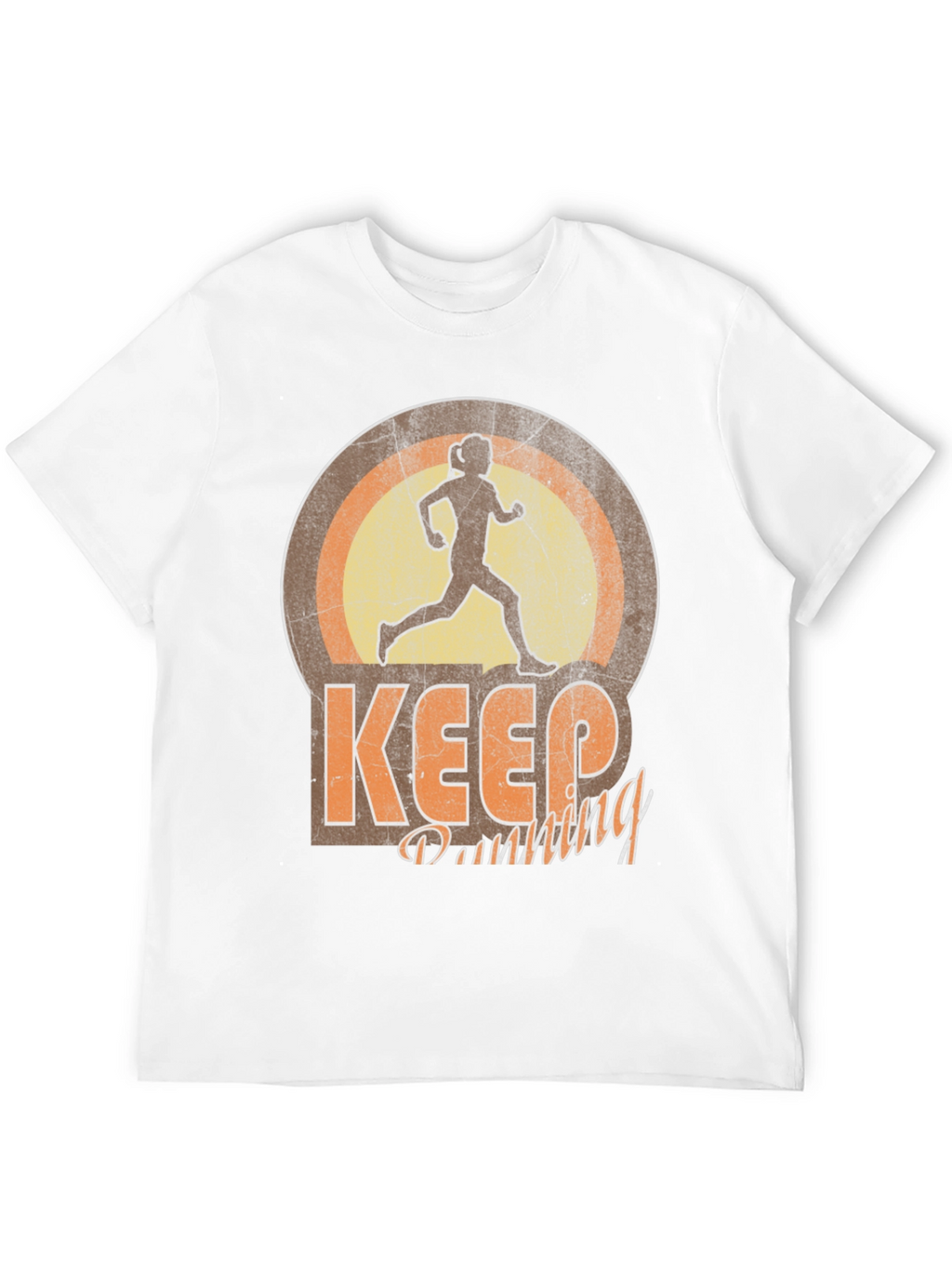 Keep Running T-Shirt Athletic Style Tee