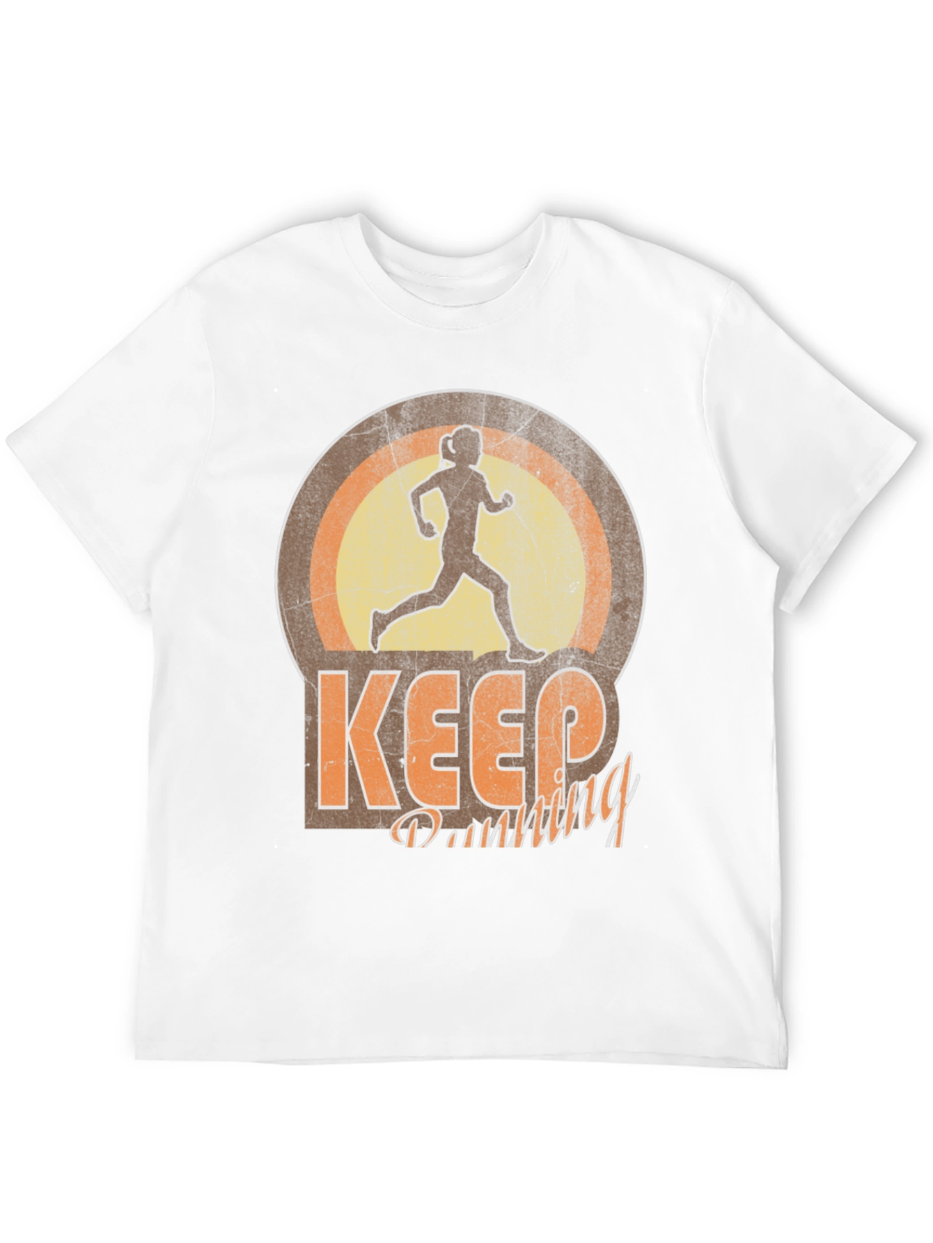 Keep Running T-Shirt Athletic Style Tee