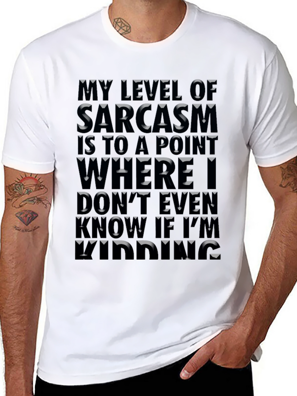 Sarcasm Level T-Shirt: Funny Novelty Tee