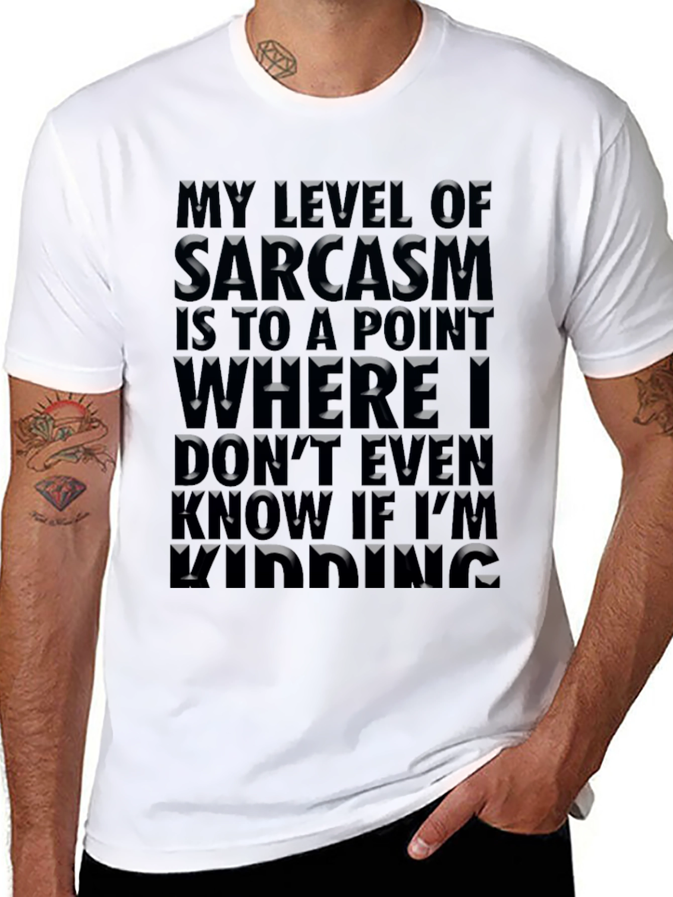 Sarcasm Level T-Shirt: Funny Novelty Tee