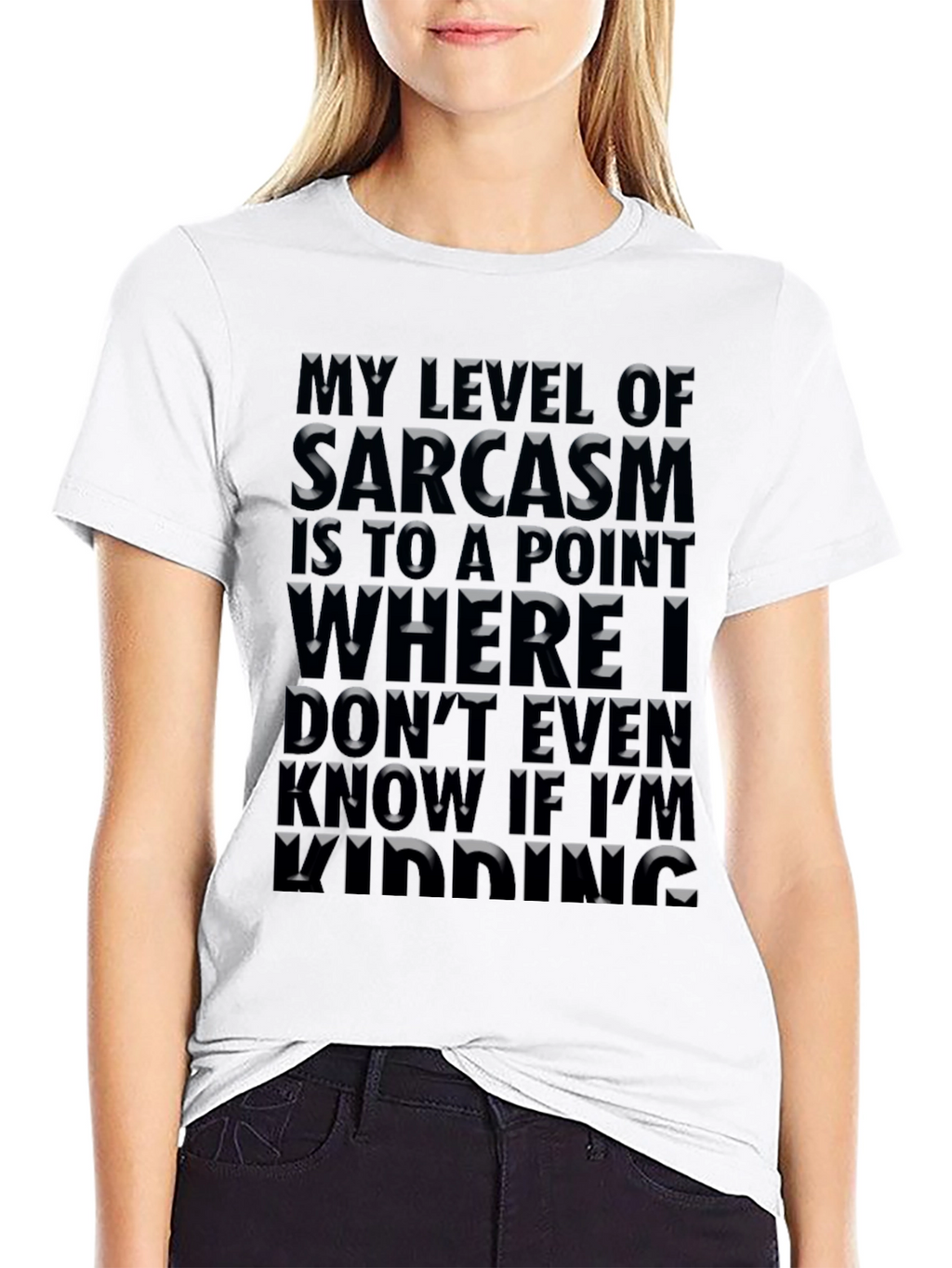 Sarcasm Level T-Shirt: Funny Novelty Tee
