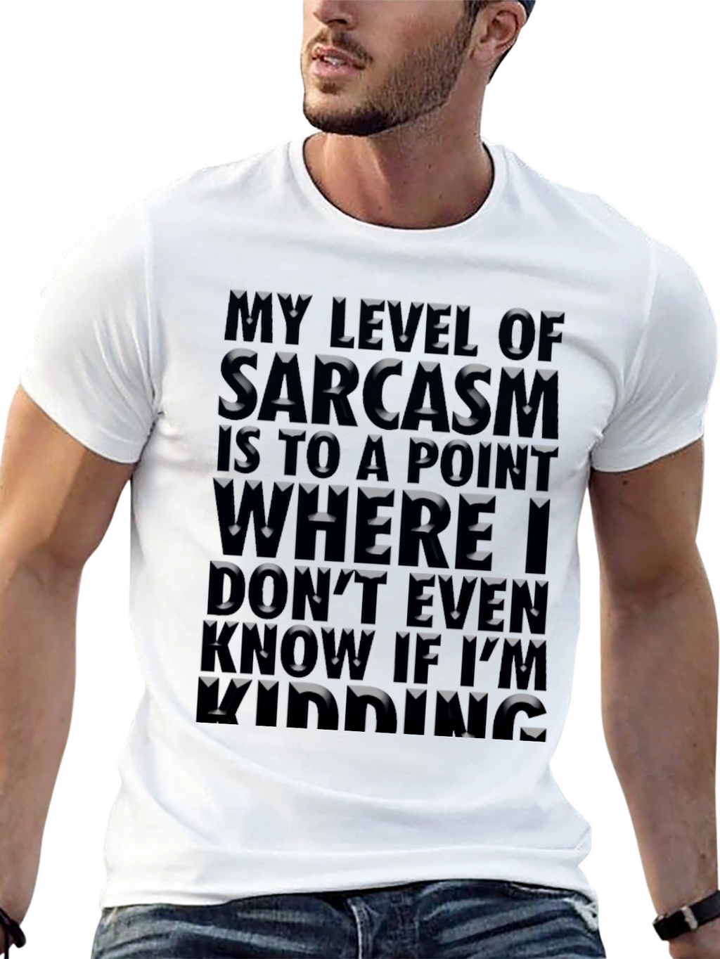 Sarcasm Level T-Shirt: Funny Novelty Tee