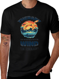 Therapy is Expensive Wind is Cheap Graphic T-Shirt
