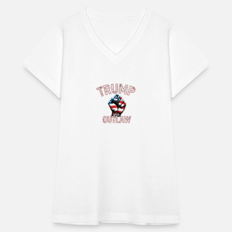 Iconic fist design with "TRUMP OUTLAW" text
