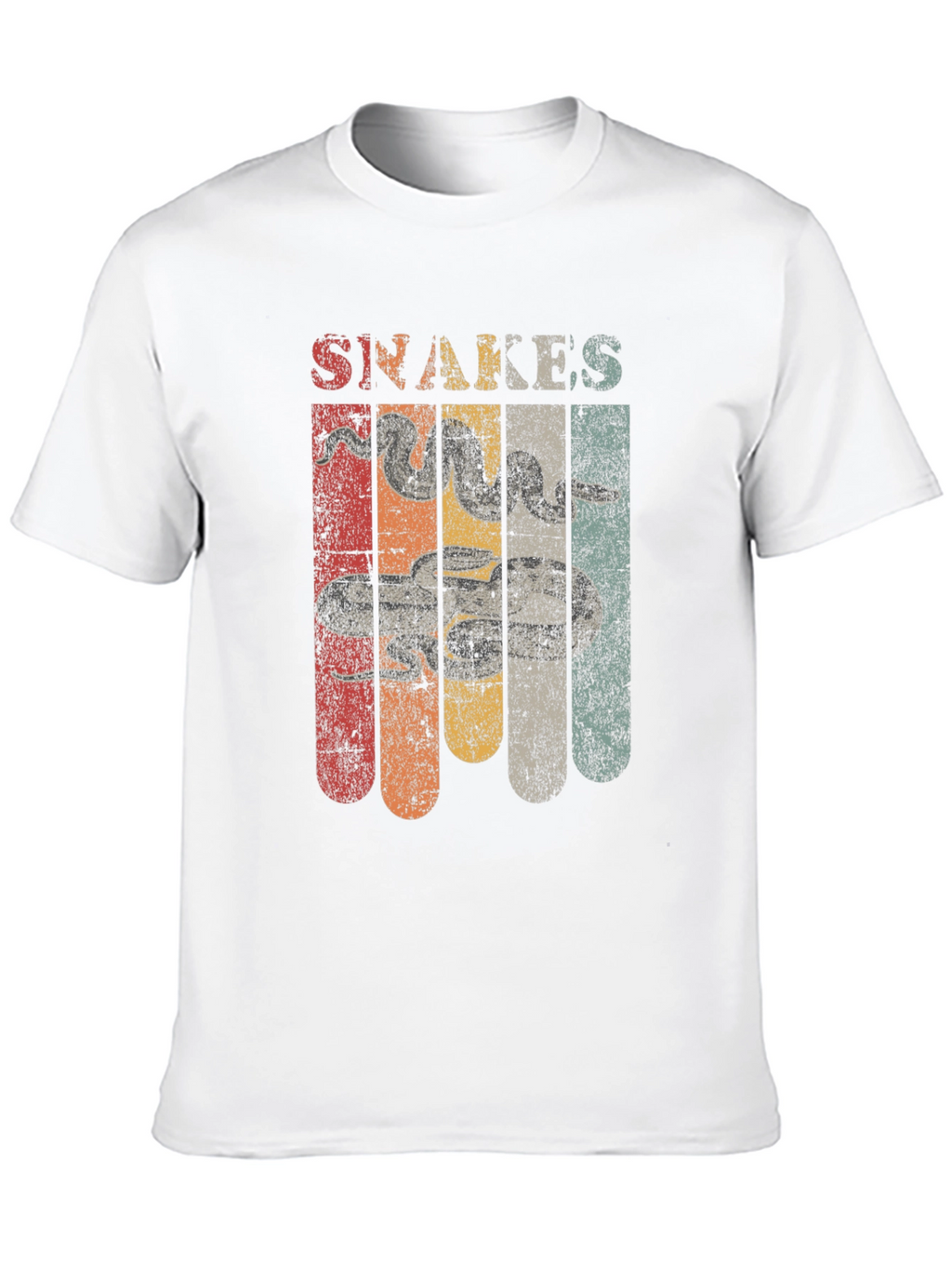 Retro Snakes Graphic T-Shirt