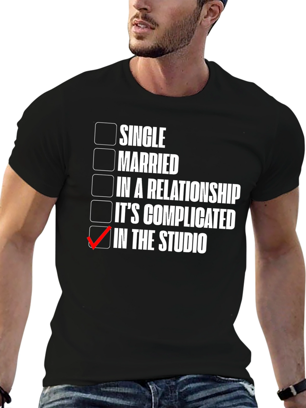 In the Studio Relationship Status T-Shirt
