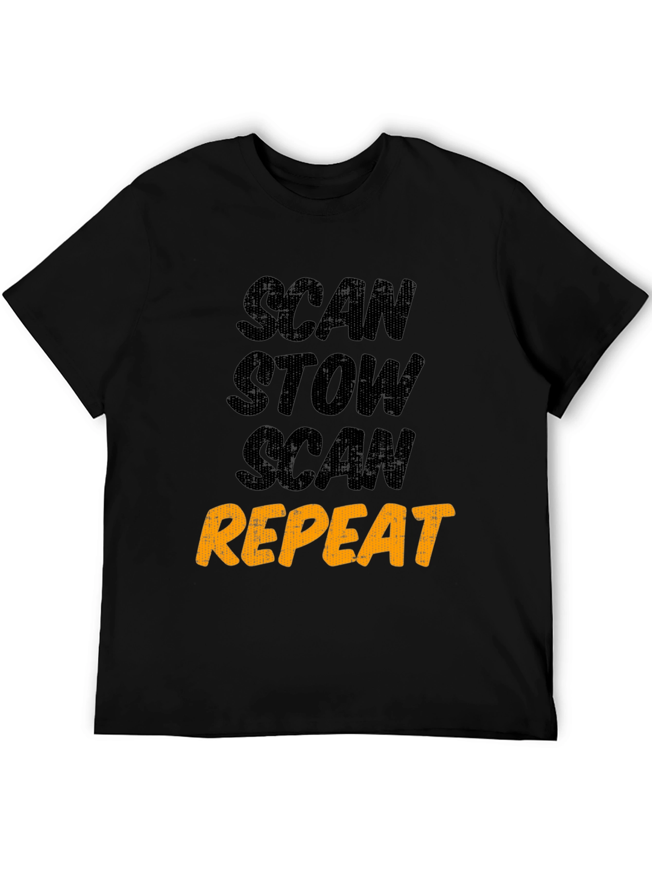 Scan Stow Scan Repeat Graphic Tee