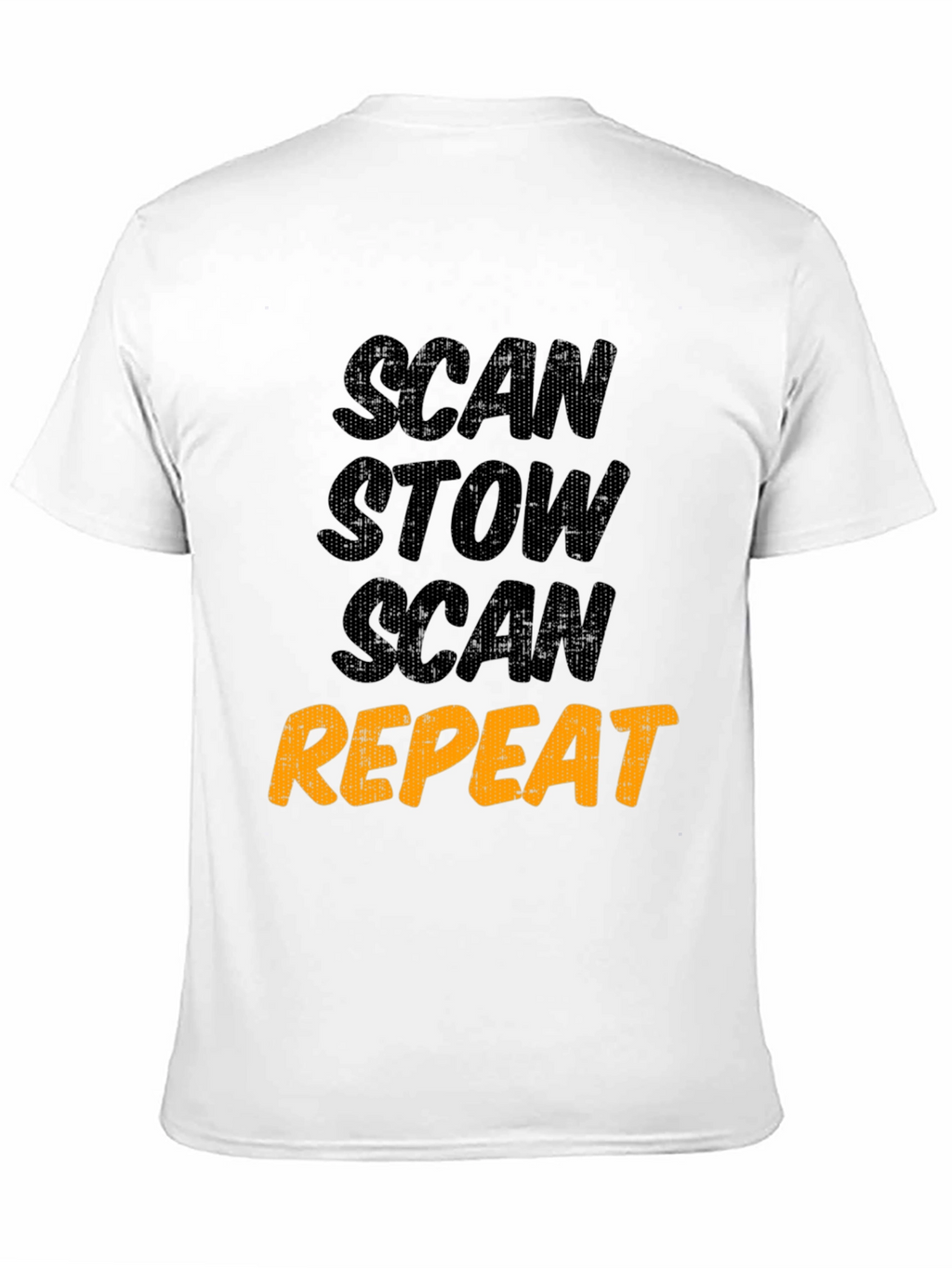 Scan Stow Scan Repeat Graphic Tee