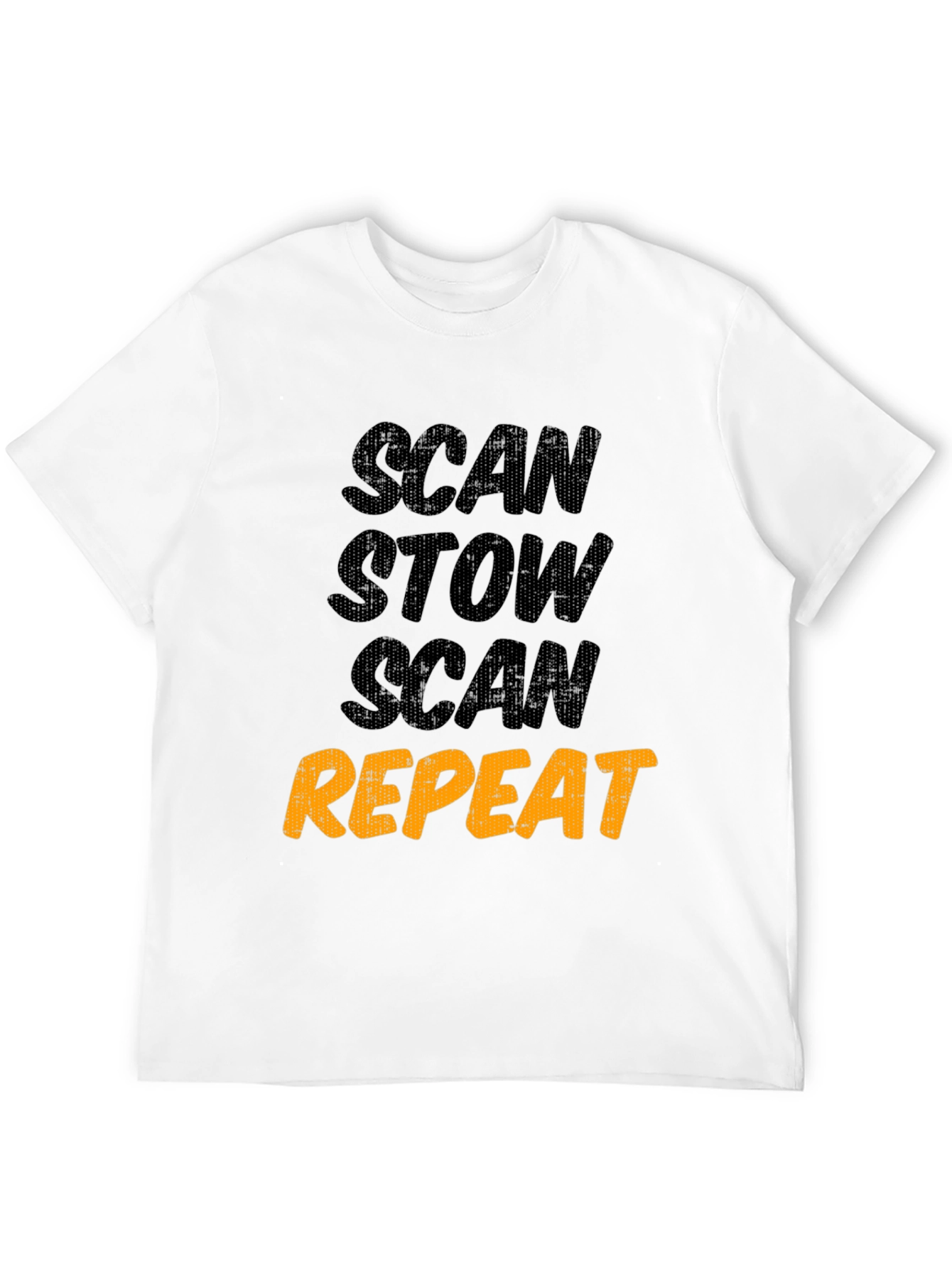 Scan Stow Scan Repeat Graphic Tee