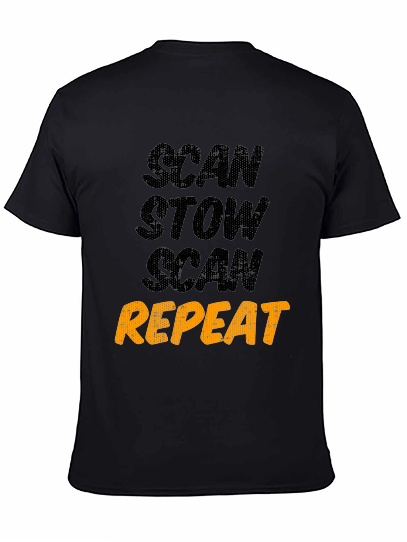 Scan Stow Scan Repeat Graphic Tee