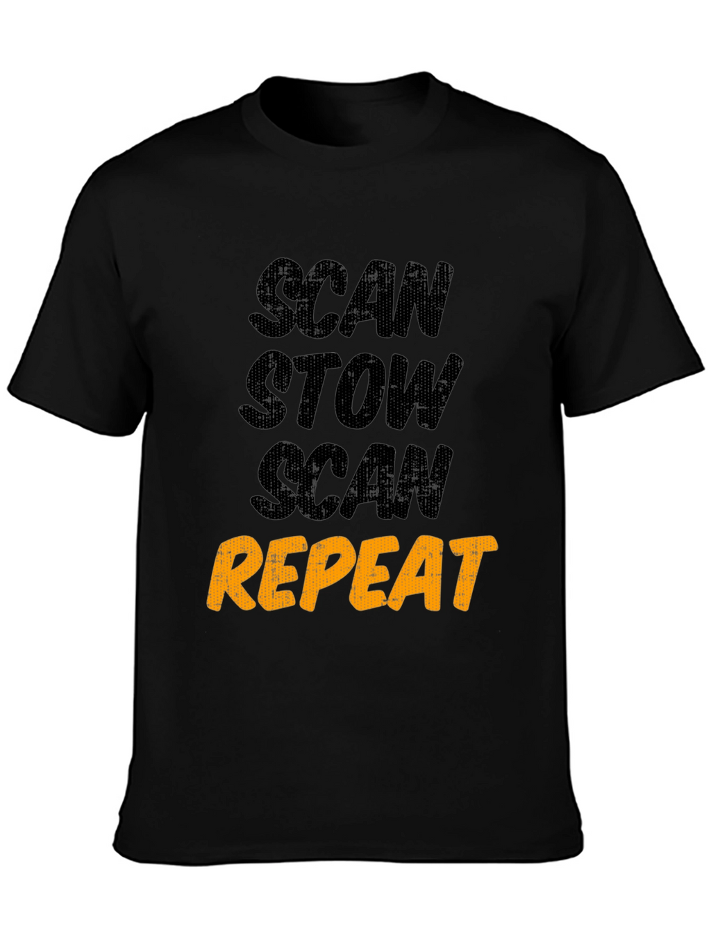 Scan Stow Scan Repeat Graphic Tee